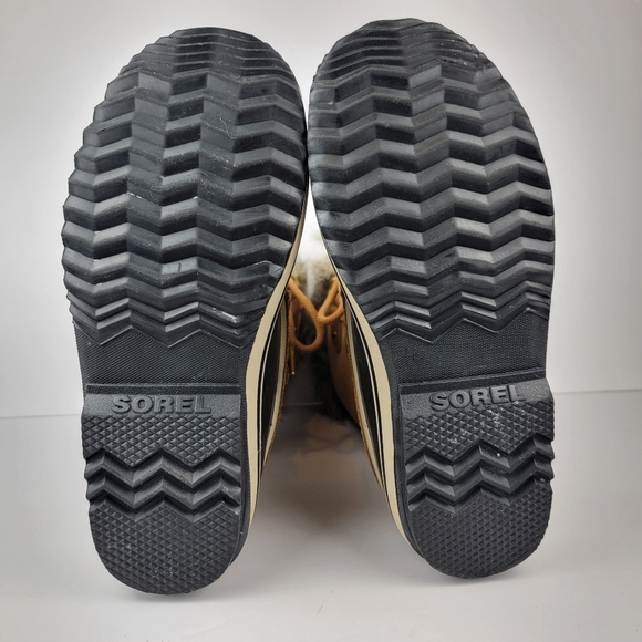 Sorel Boots Joan of Arctic Waterproof Winter Faux Fur Tall Insulated Tan Suede - Picture 11 of 14